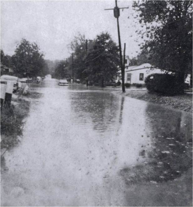Flooding on Navhoe St.